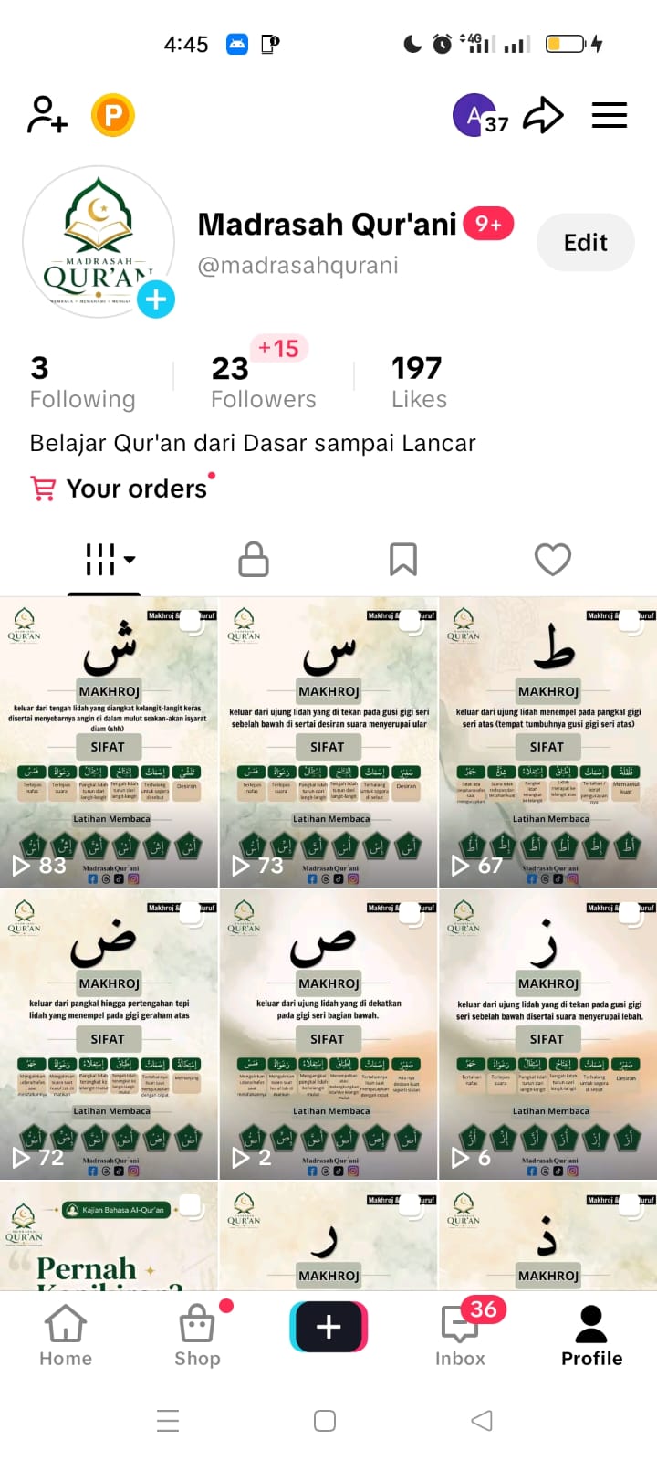 Tiktok Optimasi Akun
